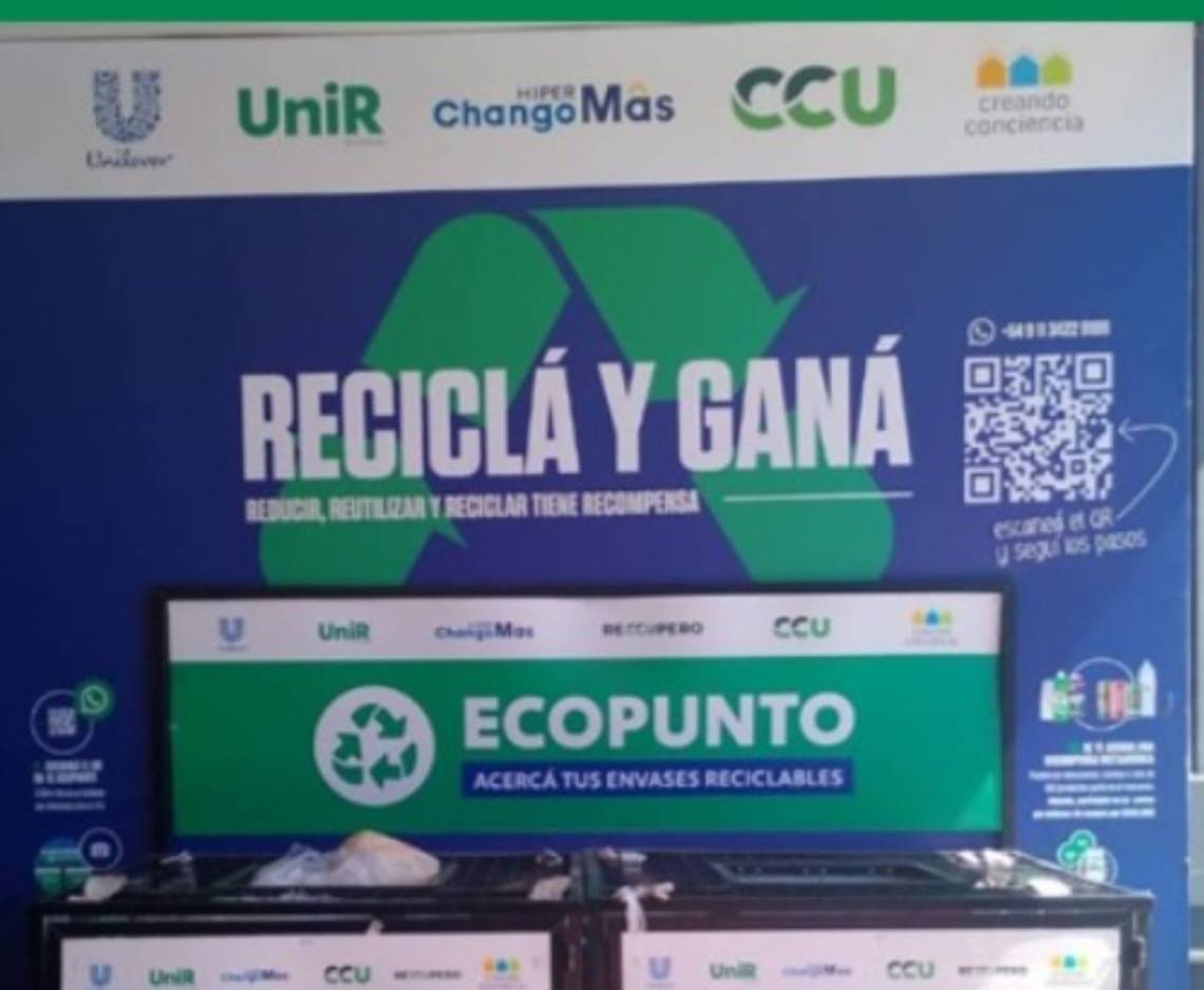 Mientras cargás el chango, reciclás y ganás premios