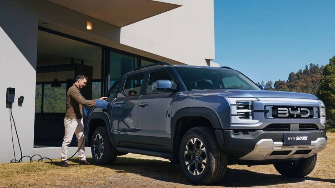 Automotriz china lanzó en Argentina la preventa de su pick up híbrida enchufable