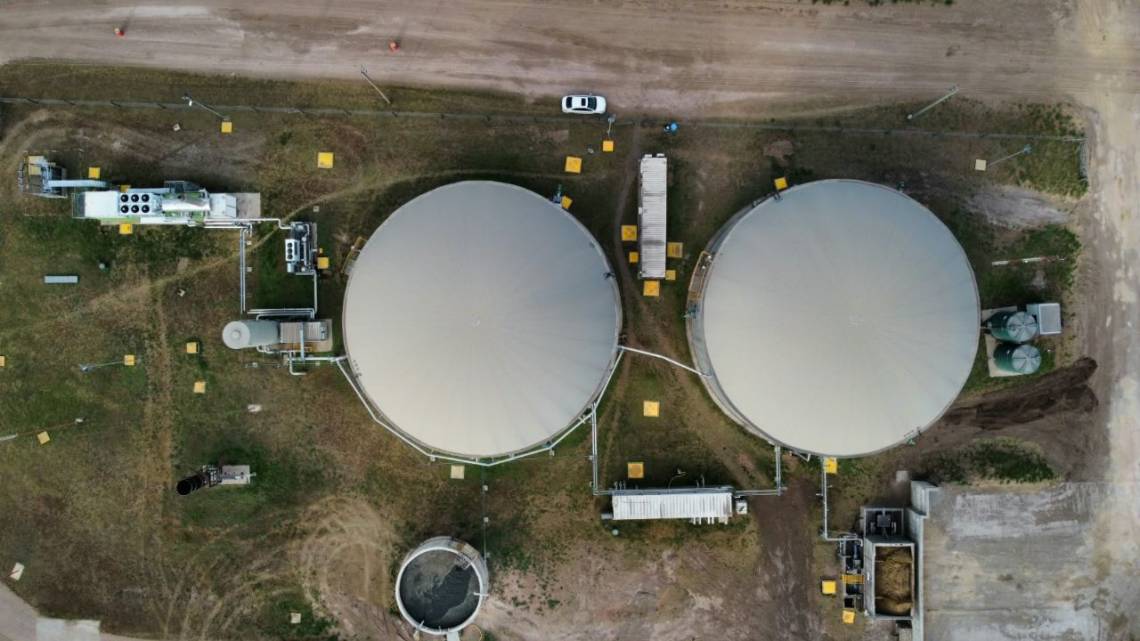 La primera planta de biogás del país que dejó el control en manos de la IA