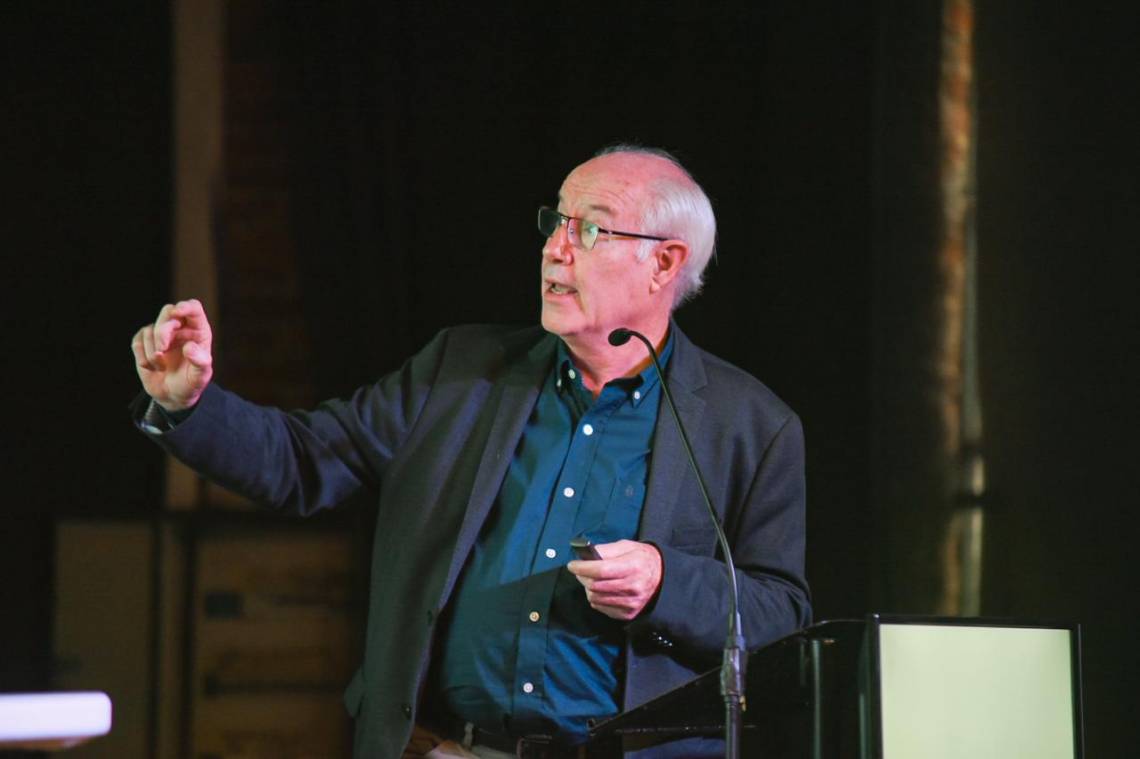 El economista Roberto Bisang disertó en las Jornadas Internacionales de Campo Limpio y  Aidis.  (Foto: gentileza ArDig String Agro)