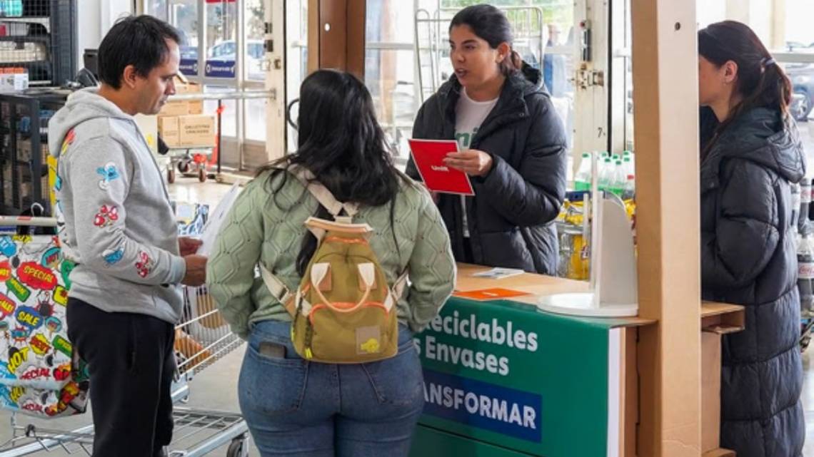 Una oferta circular: cargás el changuito y dejás tus residuos 