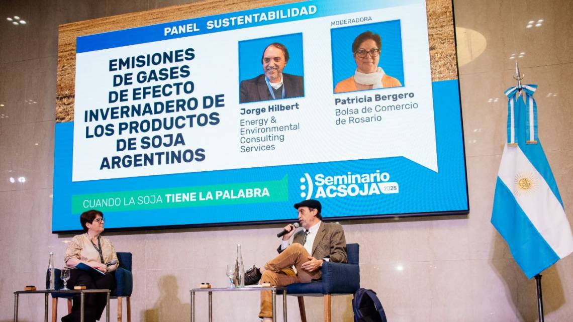 La soja argentina es verde por partida doble