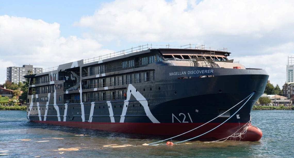 Chile lanzó el primer crucero híbrido de lujo de América