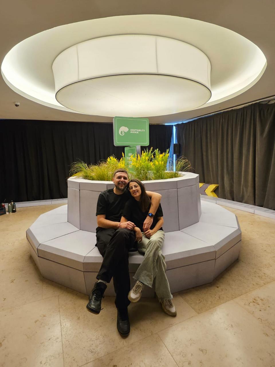  Emiliano Haquin junto a su pareja, Pilar Picatto