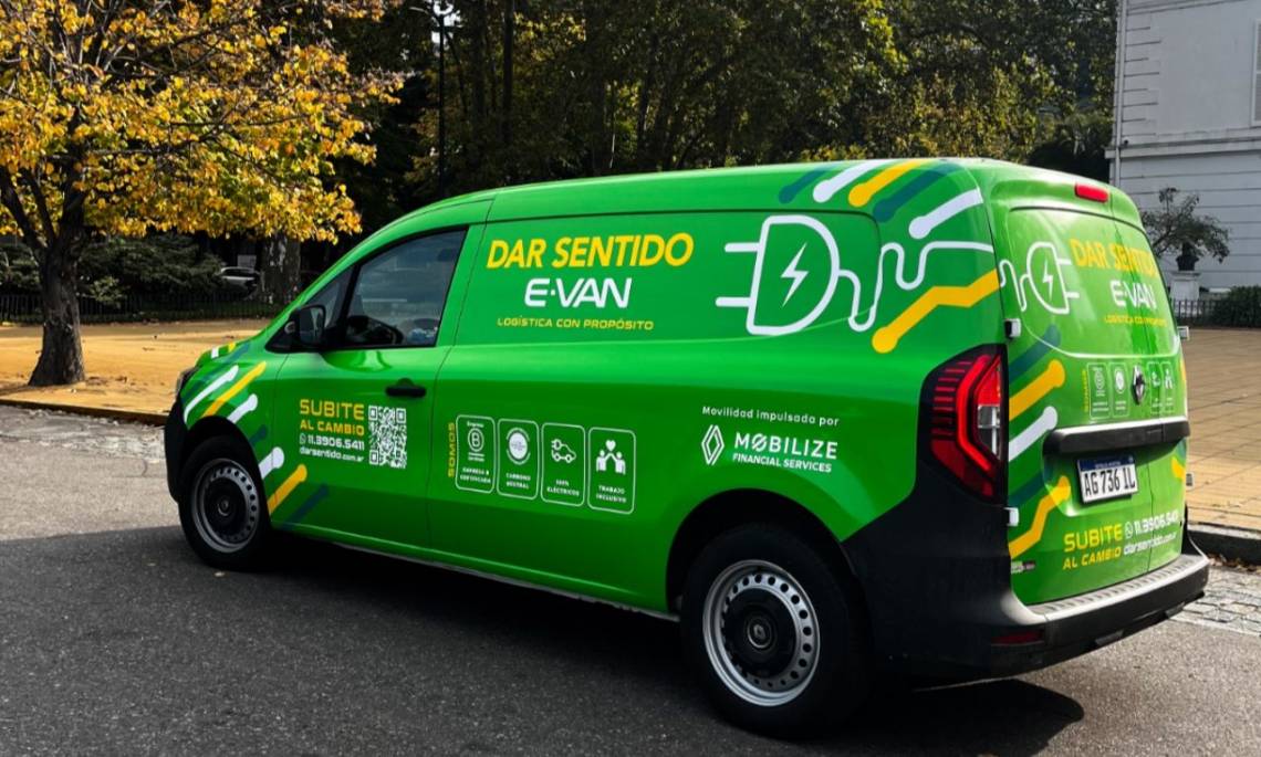 La empresa incorporó la E-Van eléctrica de Renault para el servicio de última milla.