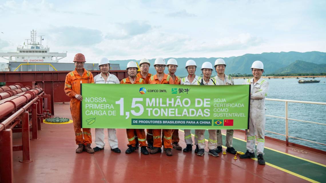 Cofco Brasil desembarcó con soja sostenible en China